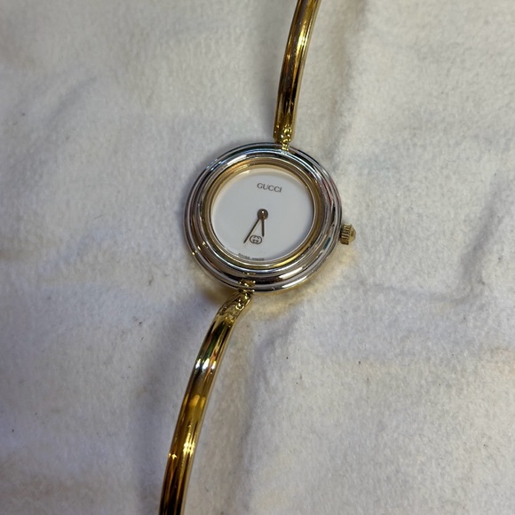 Gucci Women's Gold and Silver Watch - Picture 2 of 4